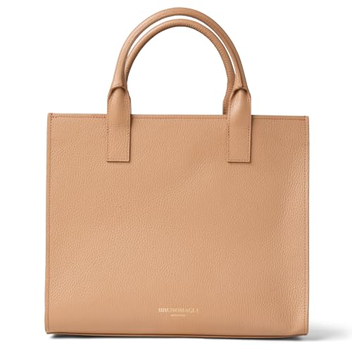 Bruno Magli M GRETA structured tote Tan miniatura 5