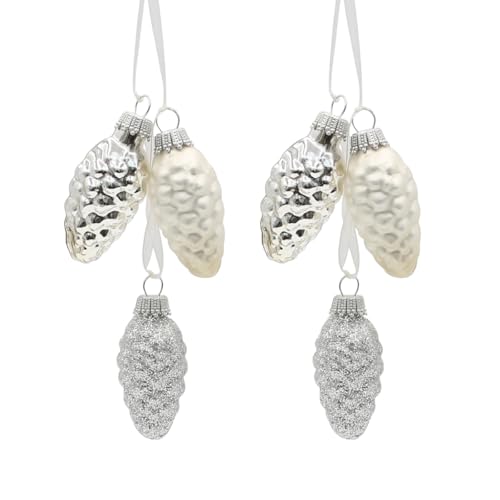 2 Stück Edler Lauschaer Christbaumschmuck - Krebs Glas Lauscha -...