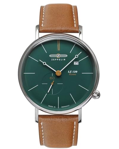 Zeppelin lz120 Rome Reloj para Hombre Analógico de Cuarzo con Brazalete de Piel de Vaca 7138-3 Zeppelin lz120 Rome Reloj para Hombre Analógico de Cuarzo con Brazalete de Piel de Vaca 7138-3
