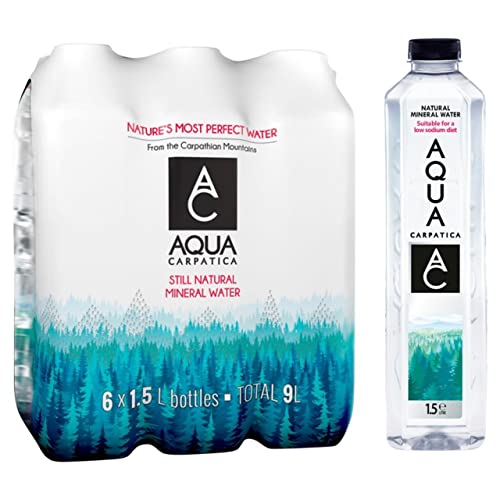 AQUA Carpatica Agua mineral natural, 6 x 1,5 litros