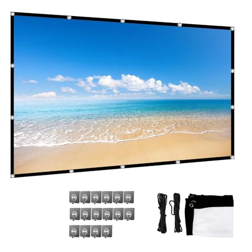 Pantalla de proyector de 84 pulgadas 4:3 portátil plegable