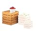 Cal Mil 1944-12-60 Square Crate Risers, 12" Length x 12" Width x 12" Height, Bamboo
