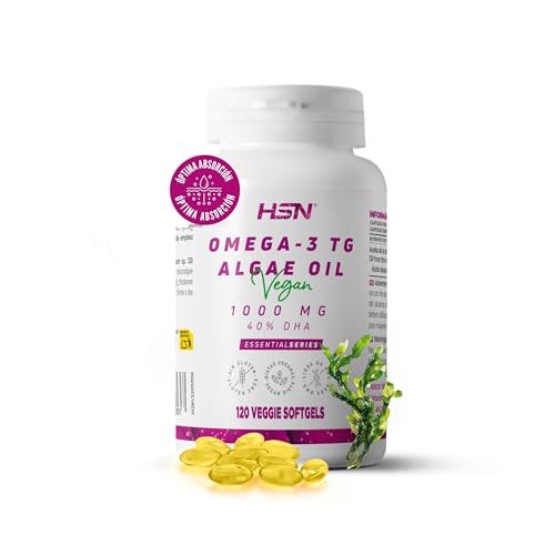 HSN Omega 3 Vegano 400mg DHA 120 Perlas