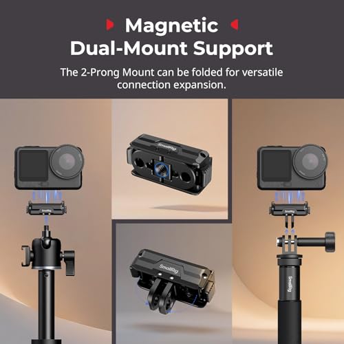 Image of SMALLRIG Magnetic Dual-Mount Adapter for DJI Osmo Action 6 /Osmo Nano- 5890