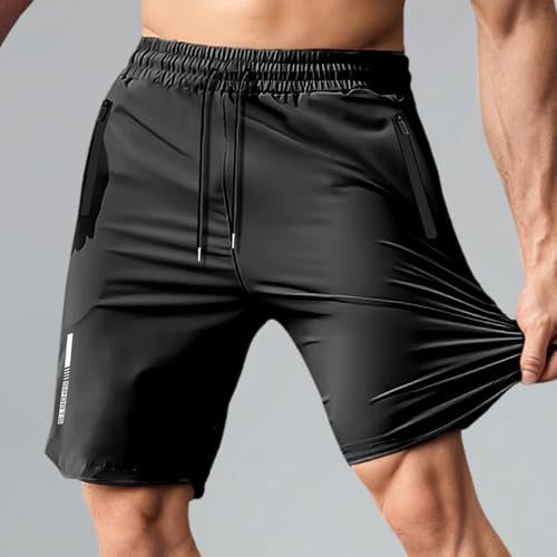 Shorts deportivos para hombre Ctreela, negro, talla XL miniatura 2