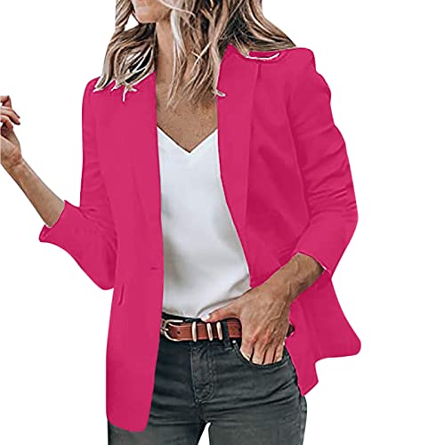 Petite veste unie à manches longues aux finitions haut de gamme