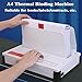 Erbaofd Thermal Binding Machine for A4, Automatic Hot Melt Binding Machine, Electric Book Binder, 1-50MM Binding Thickness, for Tenders, Insurance Policy Contracts, Reports, Document, Invoice, Folder