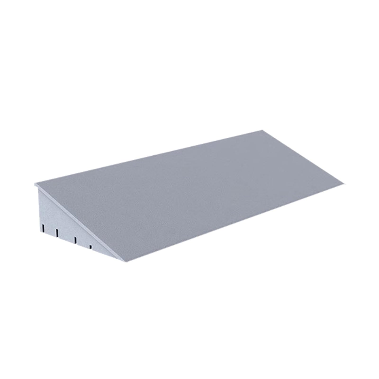 Rampas de Goma para bordillos, Rampa for Silla de Ruedas, umbral de plástico Antideslizante for el hogar, Universal, Multicolor, Varios tamaños(Grey,50x38x15cm)