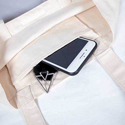 Caraknots Teacher Gifts Teacher Appreciation Gifts For Women Canvas Teacher Bag Graduation End Of Year Teacher Gifts From Students Cotton Tote Bag For Christmas Birthday Thank You Valentines Gifts #TOP6