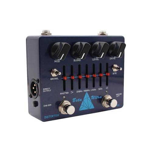 Pédale de distorsion basse Beta idéale pour jouer au casque et s'exercer chez soi