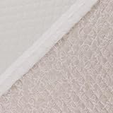 Mook Fabrics Double Faced Quilted Cotton (43'' Wide), Scroll Vine Cream Cut by The Yard