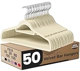 Utopia Home Perchas de Terciopelo - Perchas para Trajes de Terciopelo con Tie...