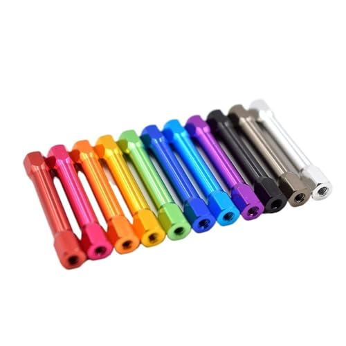 VirtuWard 10 �� M3 �A���~�X�y�[�T�[ M3 * 10/15/20/25/28/30/35/37/40 �~�����[�g���A���~�Z�p�X�e�b�v�s���[�X�^���h�I�t�X�y�[�T�[ M3 �A���~���l�W(Light Blue,M3x40)