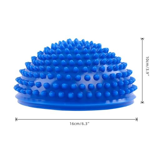 CampTeck U7248 Igel Halbkugel Pods, Balance Halbkugel, Balance Igel Set, Balance Pods mit Handpumpe - 2er-Pack - Blau