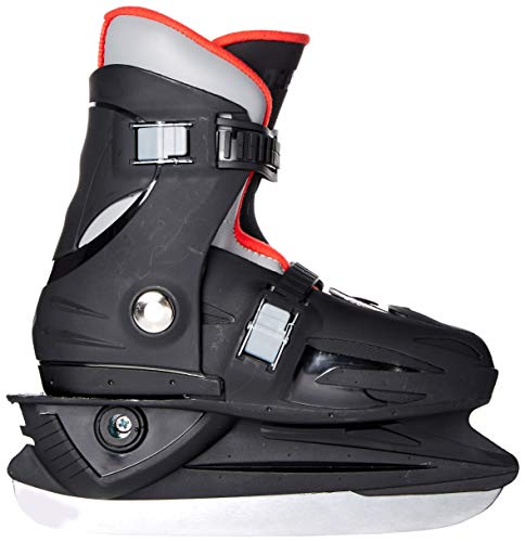 Roces 450518 Kids Model Mck Ii H Ice Skate, Us 9-12Jr, Black/Red #TOP1