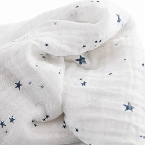 Image of Little Unicorn Muslin Swaddle Blanket for Newborns & Infants | Soft & Breathable Fabric | Set of 3 Baby Blankets for Swaddling, Nursing, Shower Gifts (Planetary)