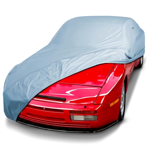 Image of iCarCover Premium Car Cover for 1975-1991 Porsche 930, 944 Heavy Duty Waterproof All-Weather Automobiles Custom Fit Indoor Outdoor UV Snow Protection Covers with Straps and Bag