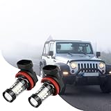 H8 H11 LED Fog Light Bulbs, 6000K White LED Bulbs 80W Headlight Bulb Plug and Play Car Fog Light Bulbs for Cars Trucks Van Fog Light Tail lights - Image 5