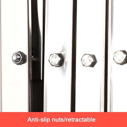Barrière de circulation mobile rétractable avec commande réglable stable