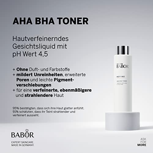 DOCTOR BABOR AHA BHA Gesichtstoner, Verfeinerndes Gesichtswasser gegen Unreinheiten und große Poren, Mit Salizylsäure… - Image 3