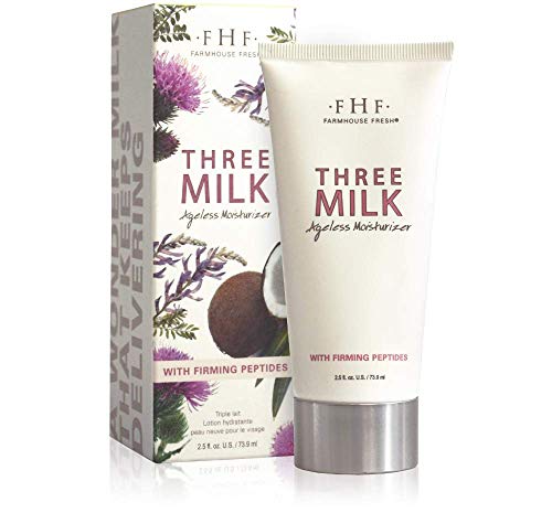 FarmHouse Fresh Three Milk Ageless Moisturizer, 2.5 Fl Oz