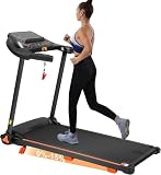 3-in-1 Treadmill with 15% Incline, Portable Treadmills for Home with Handle, Foldable Treadmills with 300 LBS Weight Capacity, 3.0HP Quiet Walking Pad Treadmill, Charge Staion & Bluetooth Speaker