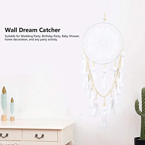 DreamCatcher White Hand-gebreid Modern Simple Wall Hanging DreamCatcher Artware Wall Decoration Ornament Gift - Image 3