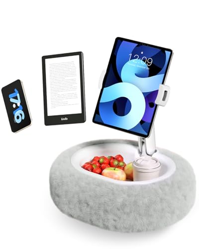 SupeDesk Tablet Stand Pillow for Bed, Adjustable Tablet Stand with Detachable Snack Bowl, Phone Stand for Bed, Kindle Holder, iPad Holder, Tablet Holder for Reading, Watching Videos and Streaming - image 1