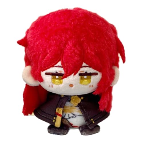 TOPLITHE Peluche Star Rail, Peluche d'Anime Mignonne de 12CM Porte-clés Doux en Coton Adorable for Les Fans de Jeux HSR(Himeko)