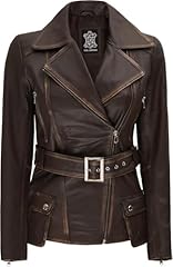 Victoria Leather Jacket Women - Brown