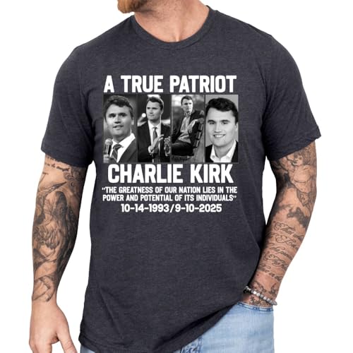 Charlie Kirk T Shirt, Charlie Kirk Merch, A True Patriot Charlie Kirk Shirt, Rest in Peace Charlie Tshirt, Charlie Kirk Memorial T-Shirt, Republican Shirt, Patriotic American Shirt, Charlie Kirk Tee, Political Tee Shirt, Justice for Charlie Kirk Shirt.