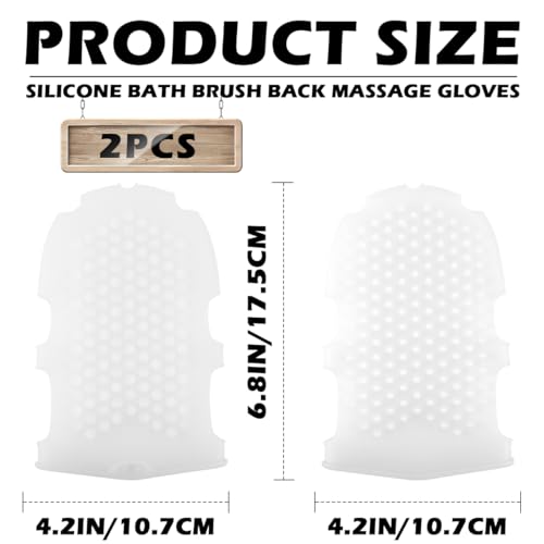 LNQ LUNIQI Silicone Bath Gloves - Image 2
