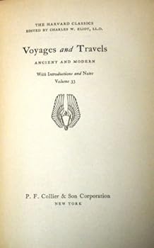 Hardcover harvard classics the five foot shelf of books vol.33 voyages and travels Book