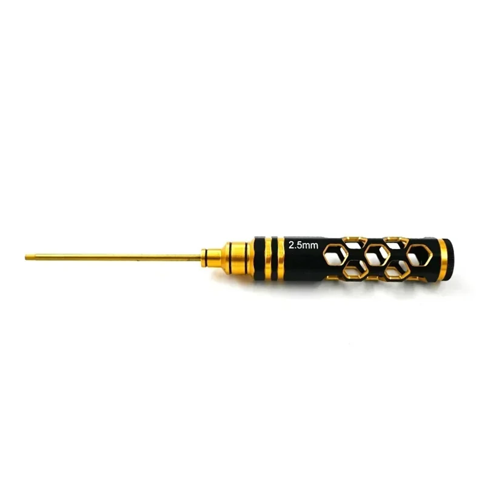Recambios Rc 1,5/2,0/2,5/3,0 Mm Herramienta Reparación Coches A Control Remoto RC Destornillador Hexagonal Metálico Hueco Piezas Modificación Mejoradas(2.5mm)