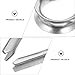 Beaupretty 20pcs Stainless Steel Cable Thimbles Heavy Duty Wire Rope Rigging Loop Protection for Construction Fishery Industrial Use Rust-Resistant