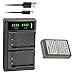 Kastar 1-Pack Battery and LTD2 USB Charger Compatible with Olympus BLS-50, PS-BLS50 Battery, Olympus PEN E-P1, E-P2, E-P3, E-P7, E-PL1, E-PL1s, E-PL2, E-PL3, E-PL5, E-PL6, E-PL7, E-PL8, E-PL10 Cameras