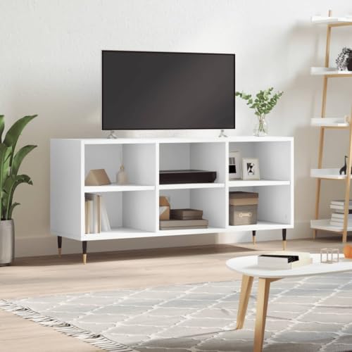 Pangshiyuan Mueble de TV de madera con 6