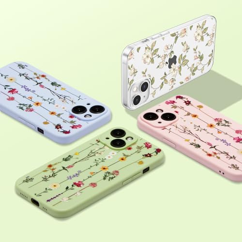 Coque iPhone 13 antichoc silicone souple fin et durable vert - 7