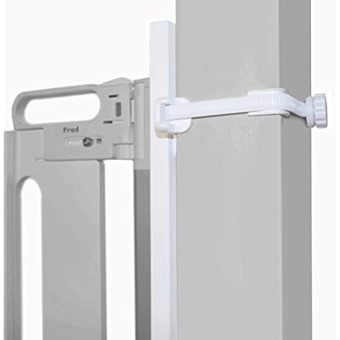 Fred Safety Universal Stair Post Fitting Kit, Pure White, Fit Any Stair Gate Against Stair Posts, Newel Posts and Balusters Cover