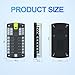 12 Way Blade Fuse Block with Negative Bus 12 Circuit Fuse Box Holder Dustproof Cover 100A Fuse Panel Waterproof Cover for Automotive Cars Marine Boats RVs Trailers Truck