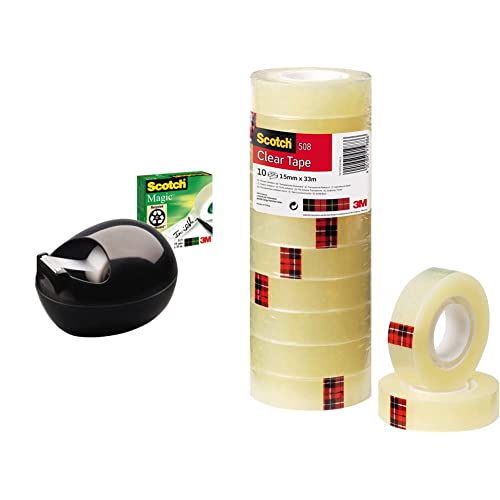Ruban adhésif transparent Scotch pour fournitures scolaires et loisirs créatifs maison