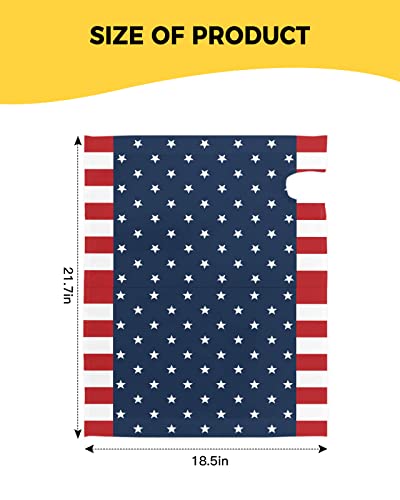 4Th Of July Mailbox Covers Magnetic Standard Size, Independence Day Magnetic Mailbox Covers, Patriotic Blue Red Mailbox Cover Post Letter Box Wrap Cover Welcome Home Garden Yard Outdoor Decorations #TOP5