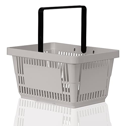 Aigentlich Einkaufskorb mit Tragebügel 22L, Grau