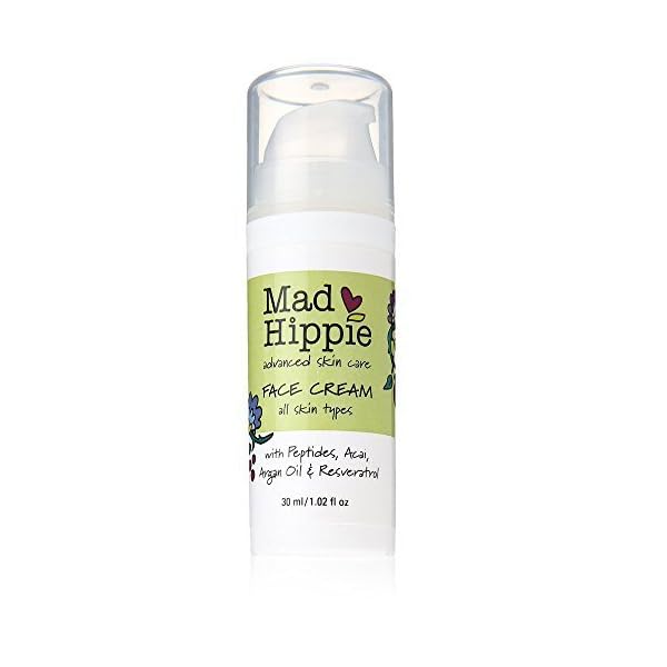 Mad Hippie Face Cream â Age-Defying Face Moisturizer & Skin Tightening Cream with Niacinamide, Advanced Peptides & Argan Oil (1.02 Oz) + Skin Care Pillow Pack