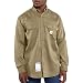 Carhartt Men's Flame Resistant Lightweight Twill Shirt,Khaki,Large