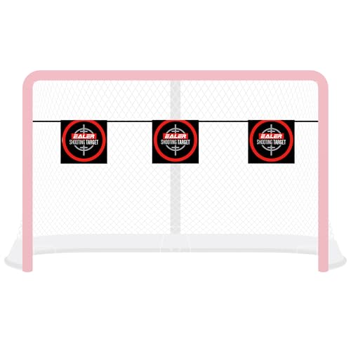 EALER Hockey Shooting Targets Shooting Training Aid Three Targets per Set Easy to Hang and Quite Teens Adult Players 3 Hockey Targets & 1 Straps