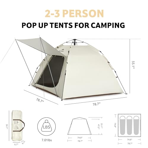 Carpa instantánea Naturehike Ango S para 2-3 personas miniatura 2