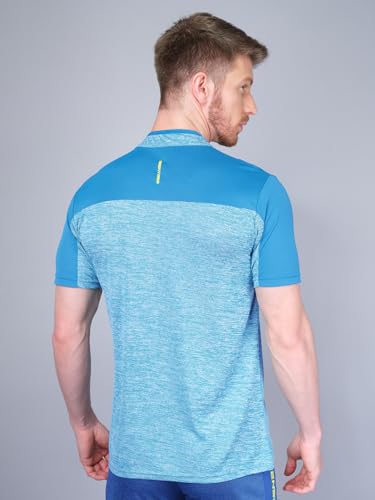Image of TECHNOSPORT Men's Slim Fit Active T-Shirt - (MTP512 P) Pack of 1