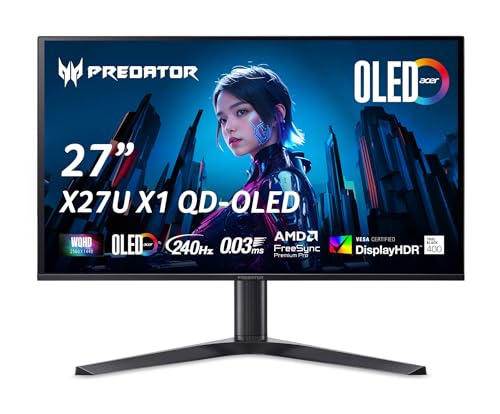 Predator X27U X1 Gaming Monitor 26,5 Zoll (69 cm...