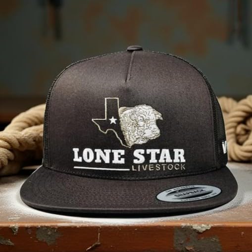 Image of Vexil American Rancher Adjustable Snapback Western Lifestyle Rodeo Southwest Inspired Meshback Hat